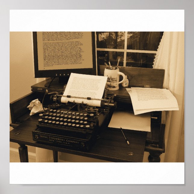 Poster Technologie Retro (Devant)