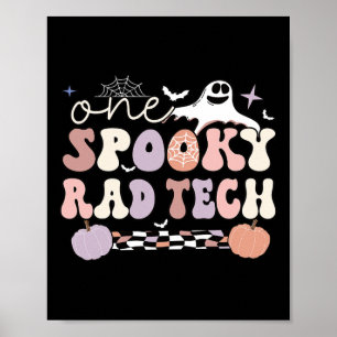 Poster Technologue en radiologie éffrayante Halloween Rad