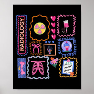 Poster Technologue Xray Tech Technologiste radiologique