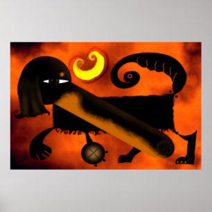 Poster Teckel chien 2006_ _dachshund du 6 avril