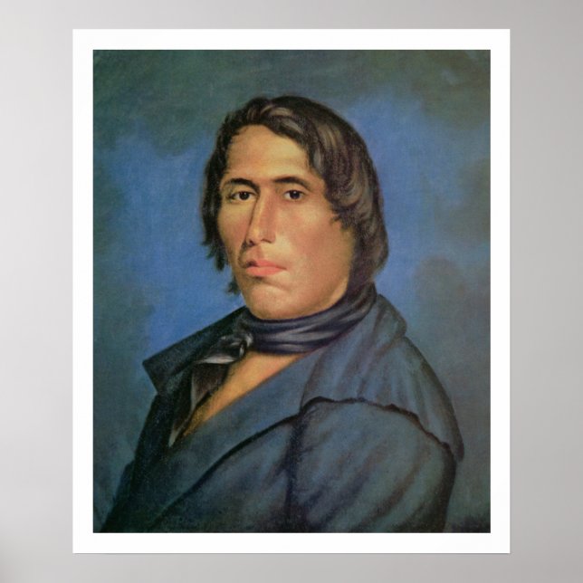 Poster Tecumseh (1768-1813) (huile sur toile) (Devant)