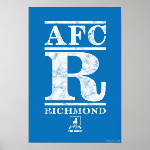 Poster Ted Lasso   AFC R Richmond Text Logo