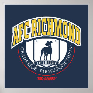 Poster Ted Lasso   AFC Richmond Athletic Circle Badge