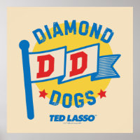 Ted Lasso | Diamond Chiens Pennant Graphisme