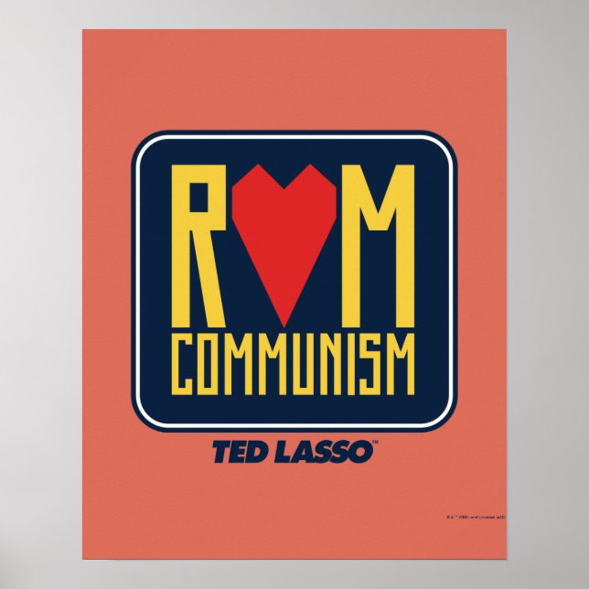 Poster Ted Lasso | Graphique du communisme rom (Devant)