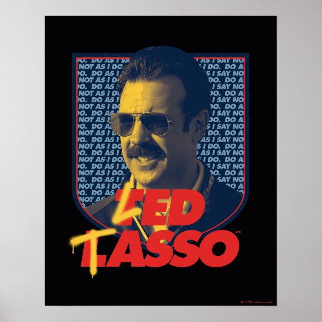 Poster Ted Lasso | Insigne Led Tasso (Devant)