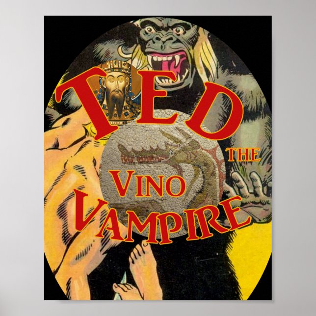 Poster Ted le Vino Vampire (Devant)