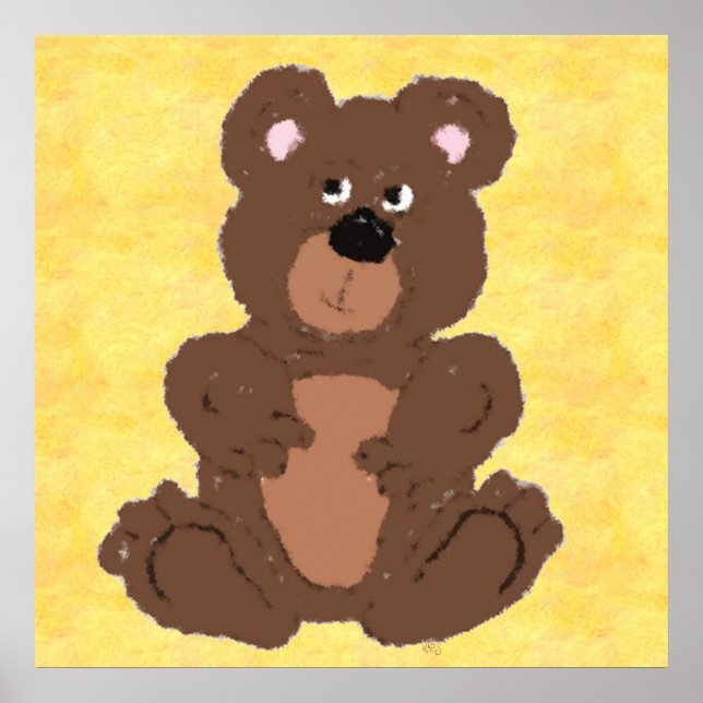 Poster Teddy Bear (Devant)