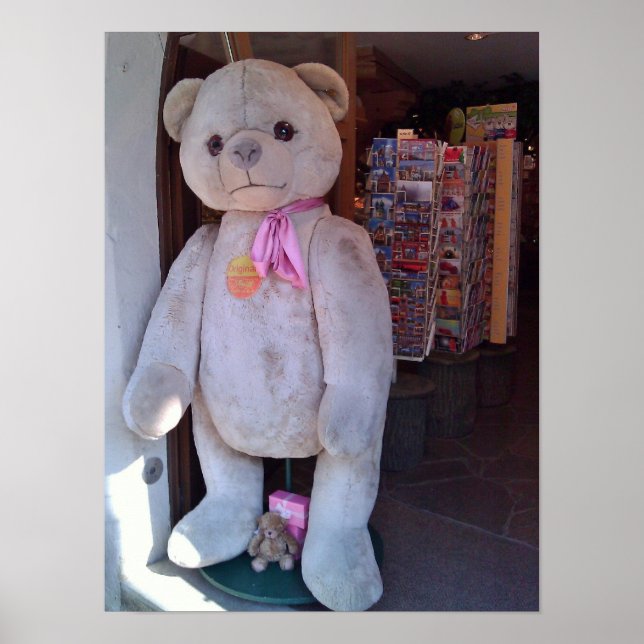 Poster Teddy Bear à Rothenburg, Allemagne (Devant)