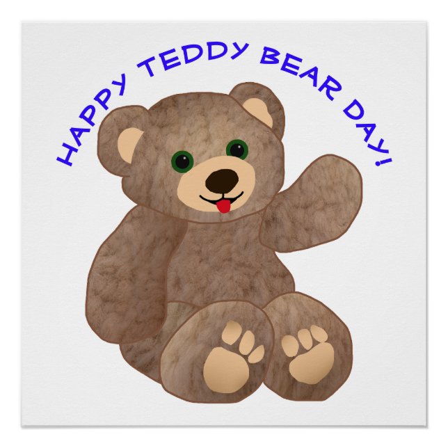 Poster Teddy Bear Day (Devant)