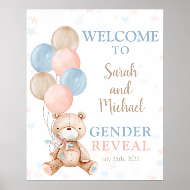 Poster Teddy Bear Sexe Reveillez Signal de bienvenue (Devant)