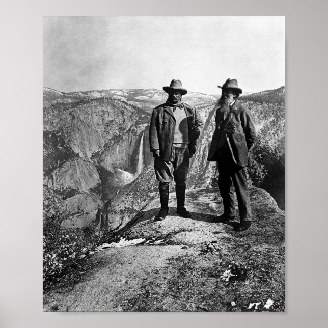 Poster Teddy Roosevelt et John Muir - Glacier Point (Devant)
