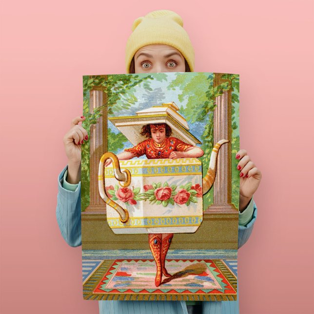 Poster Tee-art Dessin Déchets (Créateur téléchargé)