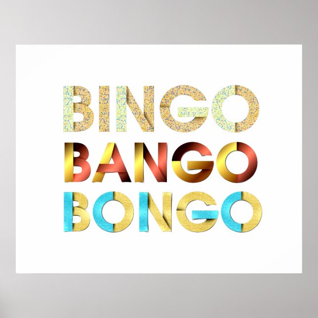 Poster TEE Bingo Bango Bongo (Devant)