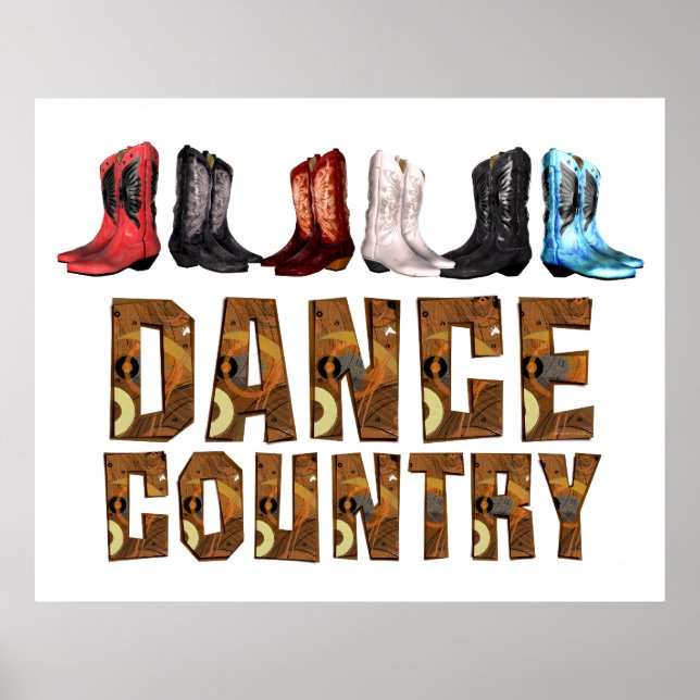 Poster TEE Country Line Dance (Devant)