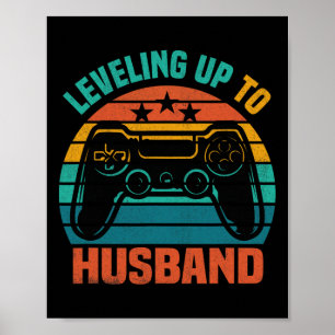 Poster Tee For Groom Video Game Lovers