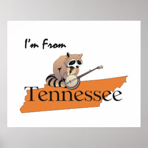 Poster TEE I'm From Tennessee