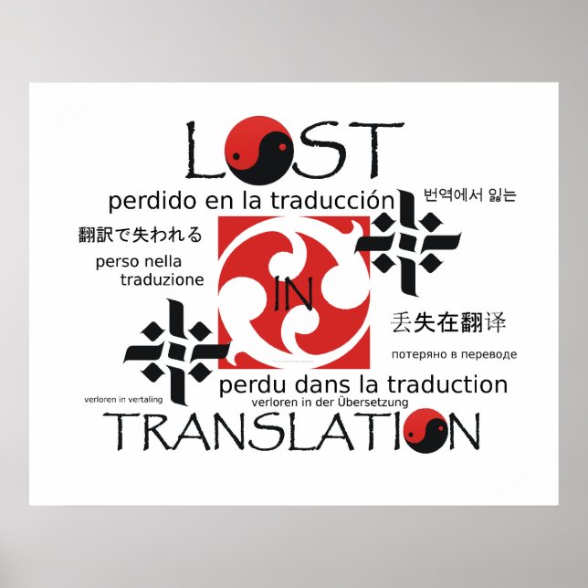 Poster TEE perdu dans la traduction (Devant)
