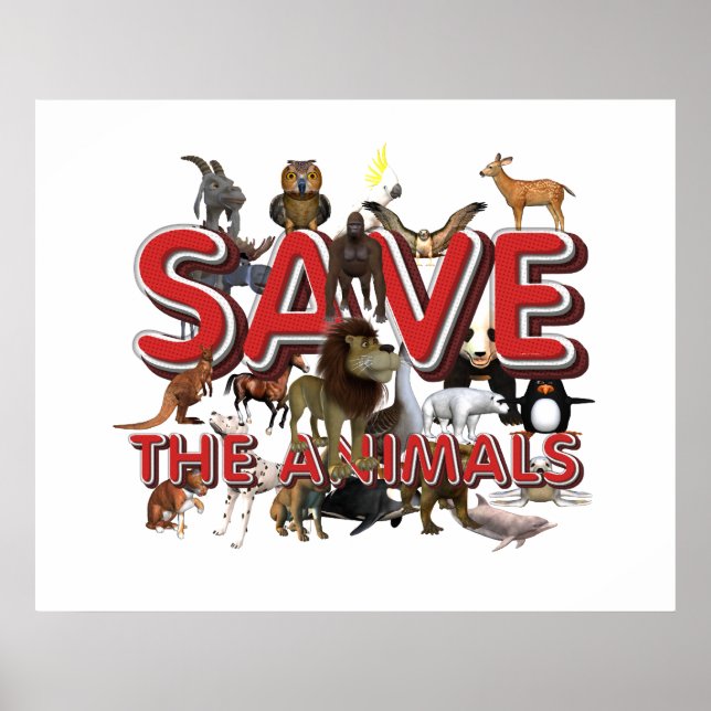 Poster TEE Sauvons Les Animaux (Devant)