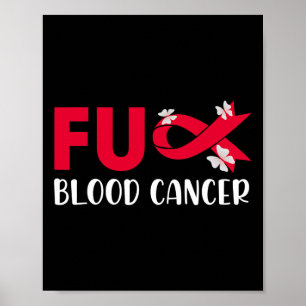 Poster Tee-shirt amusant de sensibilisation au cancer du 