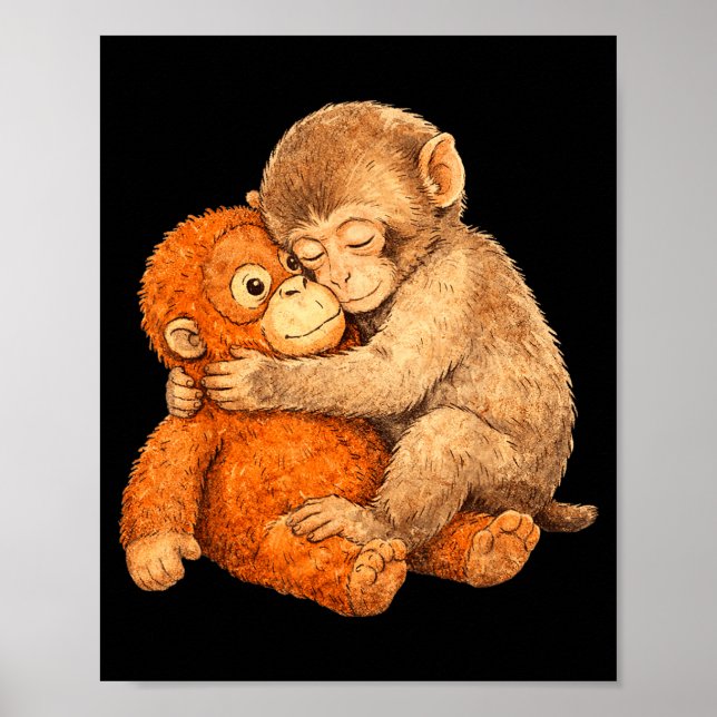 Poster Tee-shirt graphique Monkey punch  (Devant)
