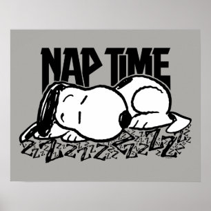 Poster Tee - shirt   Snoopy Nap Time