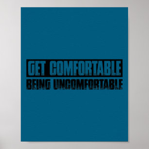 Poster Teehaut Cool Mettez-vous à l'aise en étant mal à l