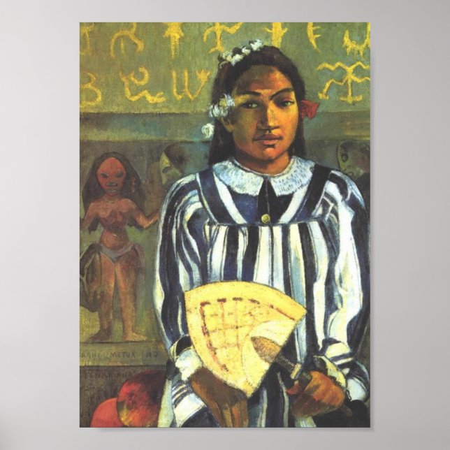Poster 'Tehamana a beaucoup d'ancêtres' - Paul Gauguin Pr (Devant)