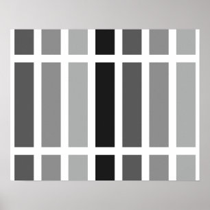 Poster Teintes gris argenté