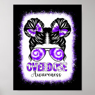 Poster Teinture blanchie Conscience de l'overdose Cheveux