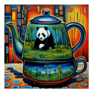 Poster Tekanne Dyr 7