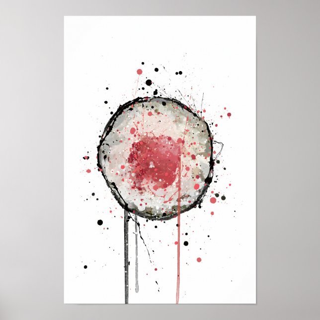 Poster Tekkamaki Tuna Sushi Roll (Devant)