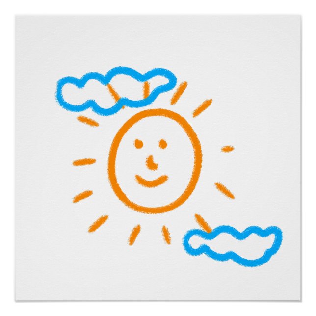 Poster Télécharger des enfants Dessiner Transformer des e (Devant)