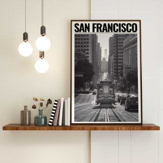 Poster Téléphérique 49 à San Francisco Photo