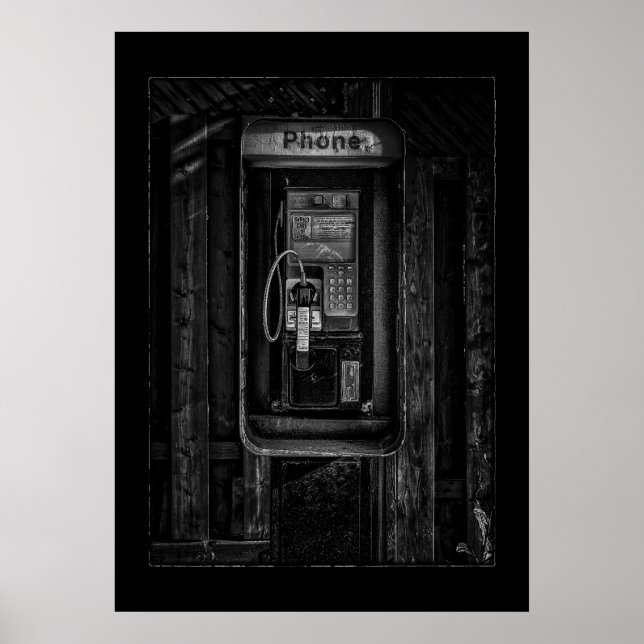 Poster Téléphone N° cabine 28 (Devant)