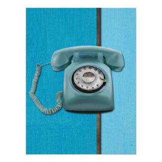 Poster Téléphone Rotary
