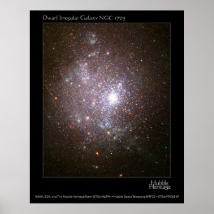Poster Télescope de poche Nwarf Galaxy NGC 1705