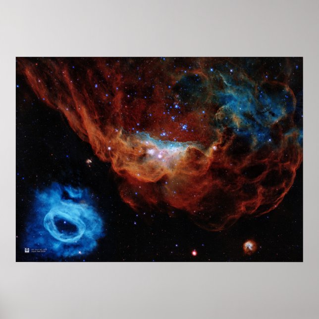 Poster Télescope Hubble : récif cosmique (2020) (Devant)