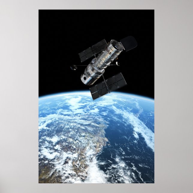 Poster Télescope spatial Hubble 20x30 (21x31) (Devant)