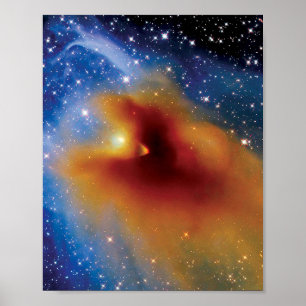 Poster Télescope spatial Hubble de la NASA CB 130-3 Starb