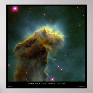 Poster Télescope Spatial Hubble Image "Stellar"