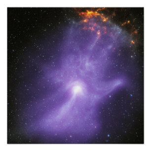 Poster Télescopes à rayons X Main cosmique fantomatique
