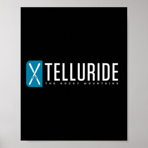 Poster Telluride Colorado Ski de Montagne