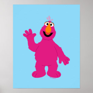 Poster Telly Monster Rue Sesame