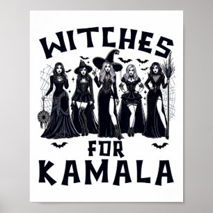Poster Témoins Pour L'Élection De Kamala Harris 2024 Hall