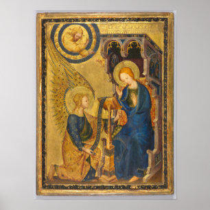 Poster Température de l'Annonciation et peinture à l'huil