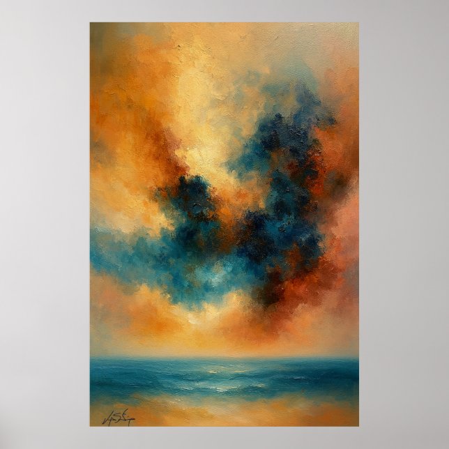 Poster Tempest Serenity Abstract (Devant)