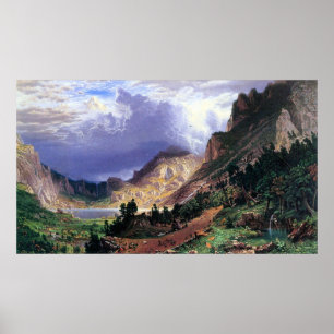 Poster Tempête dans les Rocheuses, Mt. Rosalie par