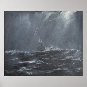 Poster Tempête de Gneisenau en mer du Nord 1940. 2006