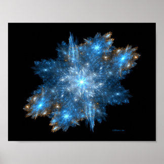 Poster Tempête de neige (10x8)